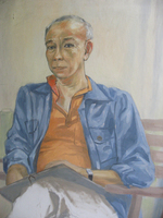 Portrait of Abe Cruz (Oil life-size)